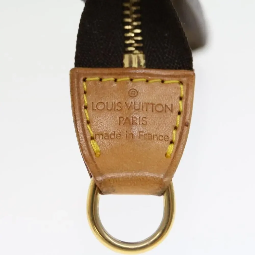 Louis Vuitton Monogram Bucket PM Accessory Pouch Brown